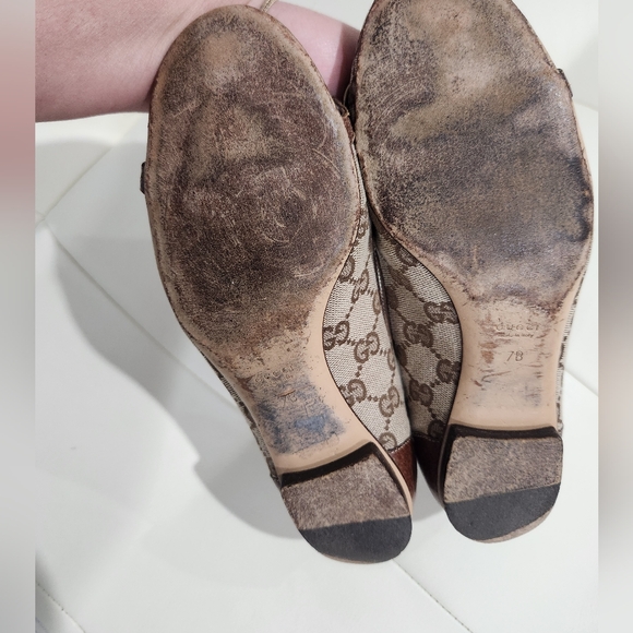 Gucci flats camel with bamboo 138714 - Picture 6 of 7